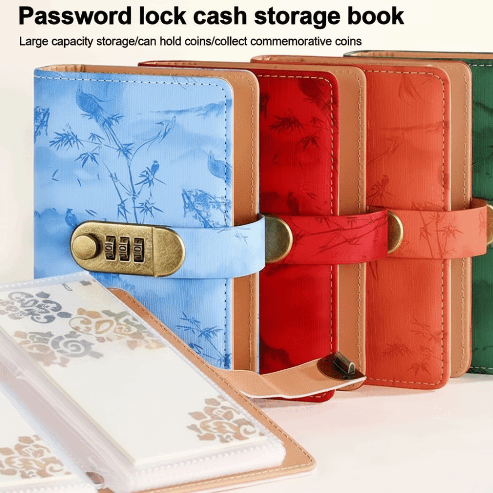 Planner Weekly Budget - Waterproof Savings Challenge Binder Multi Pockets