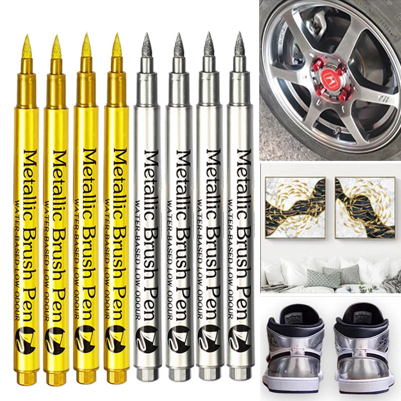 Metallic Marker Pen Set Gold S - Whiteboard Marker Set review and price