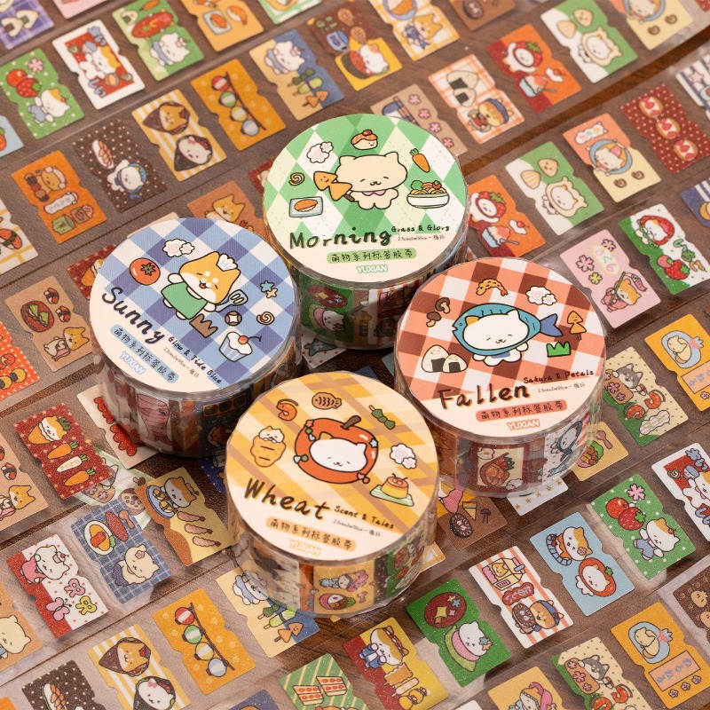 Cartoon Cat Washi Tape Set of  - Washi Tape Set review and price