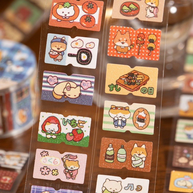 Cartoon Cat Washi Tape Set of  - Washi Tape Set review and price