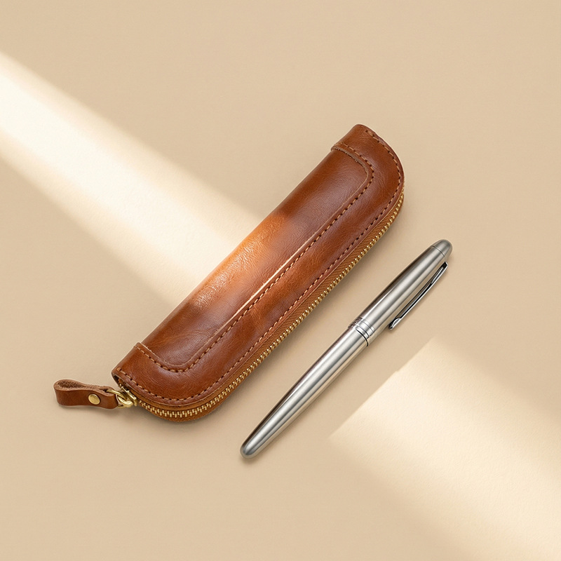 Vintage vegetable-tanned Leath - Tan Stationery & Office Supply review and price