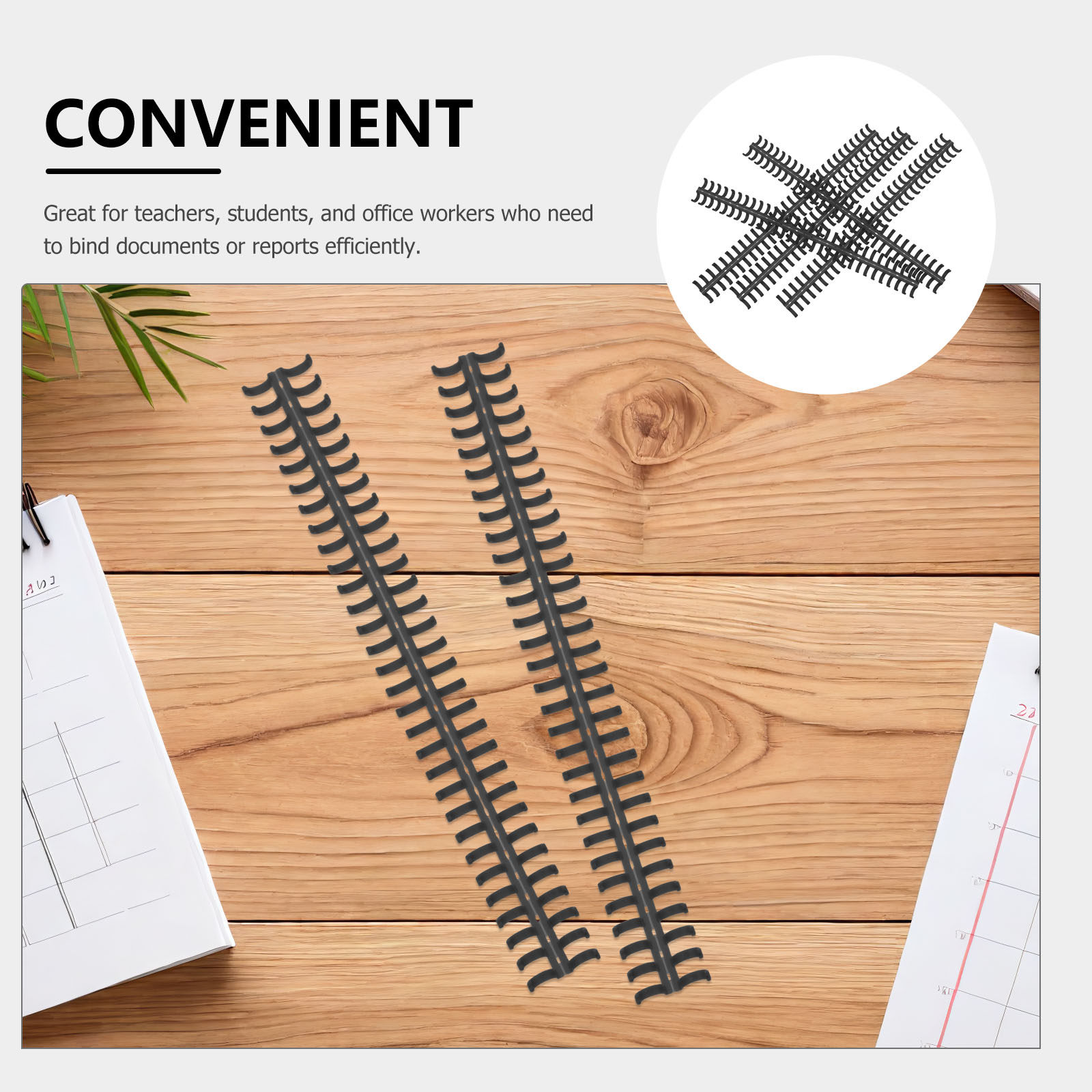 20Pcs Spiral Notebook Binding  - Binding Comb Plastic review and price