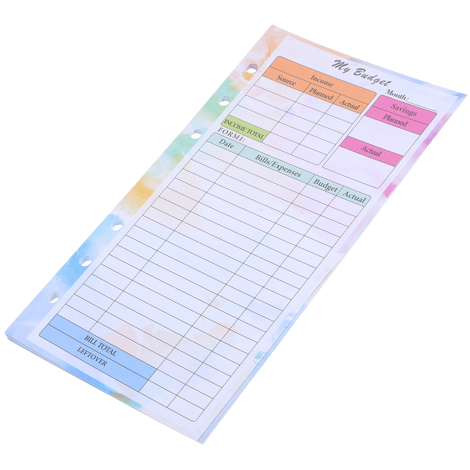 14Sheets A6 Refillable Budget  - Planner Weekly Budget review and price