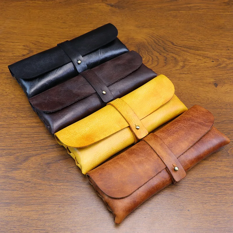 Ins Retro Tanned Leather Korea - Tan Stationery & Office Supply review and price