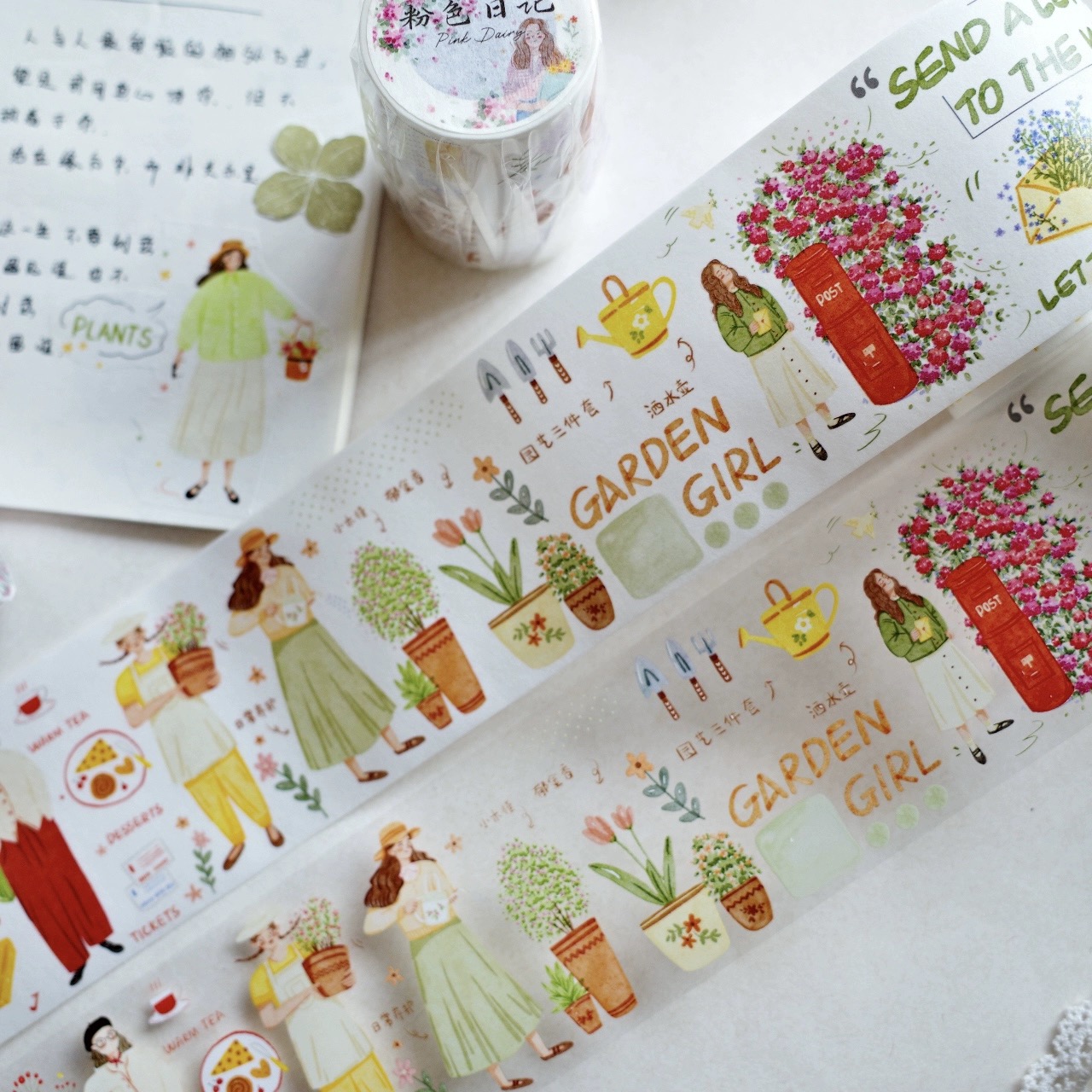 YiEr Studio Vintage Pink Dairy - Washi Tape Set review and price