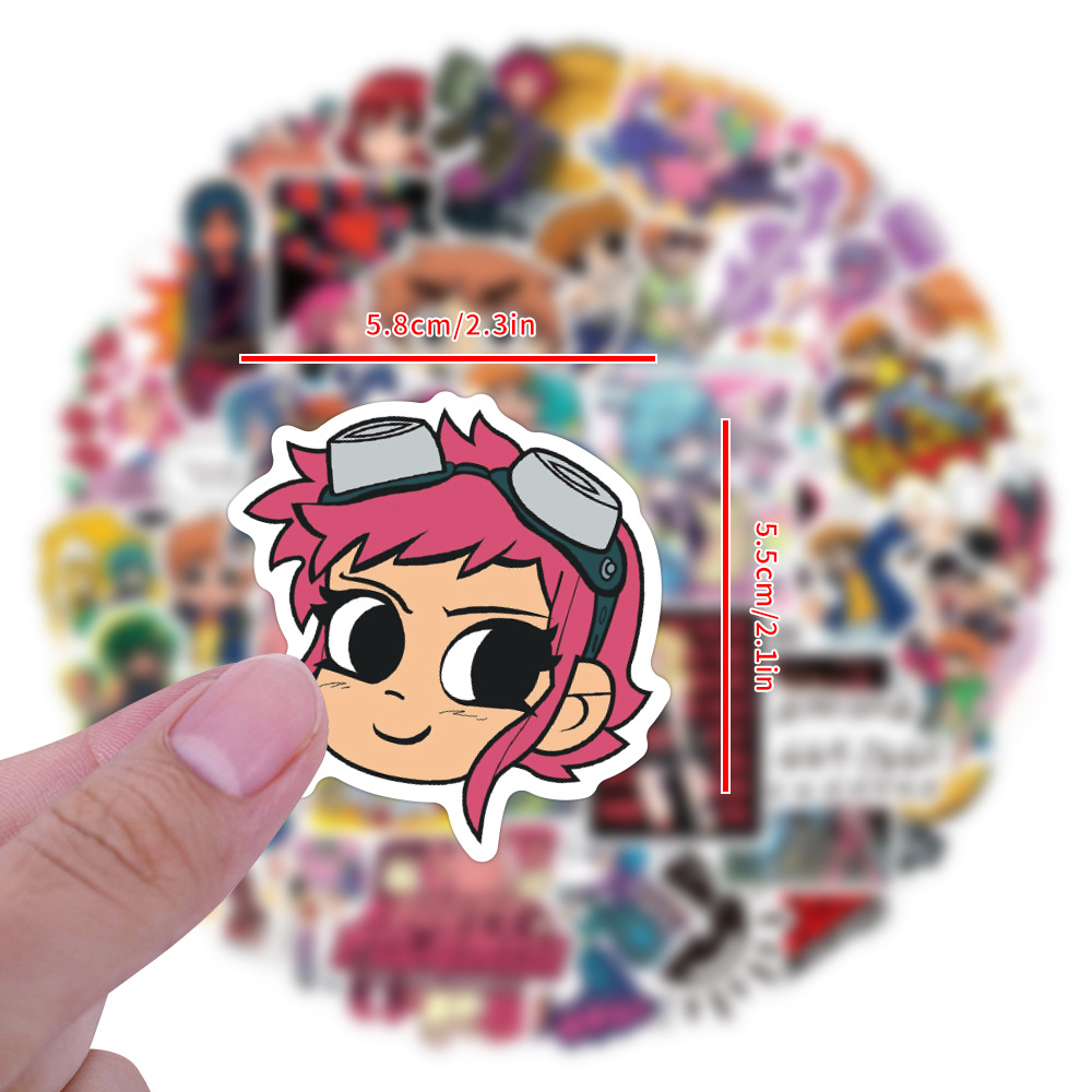 55pcs Cute Scott Pilgrim stick - Memo Pad Sticky review and price