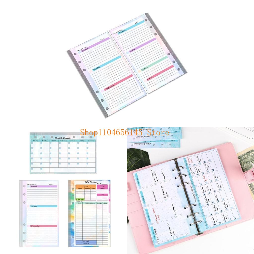 Loose Leaf Refill Paper Lined  - Planner Weekly Budget review and price