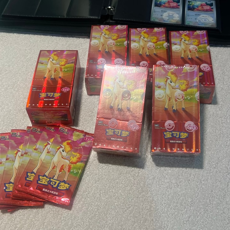 100%Original PKM PTCG Scarlet& - Cardstock Paper Pack review and price