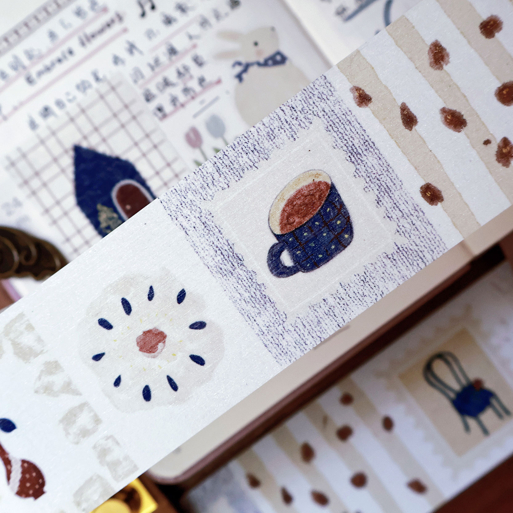 YiEr Studio Vintage Old Melody - Washi Tape Set review and price