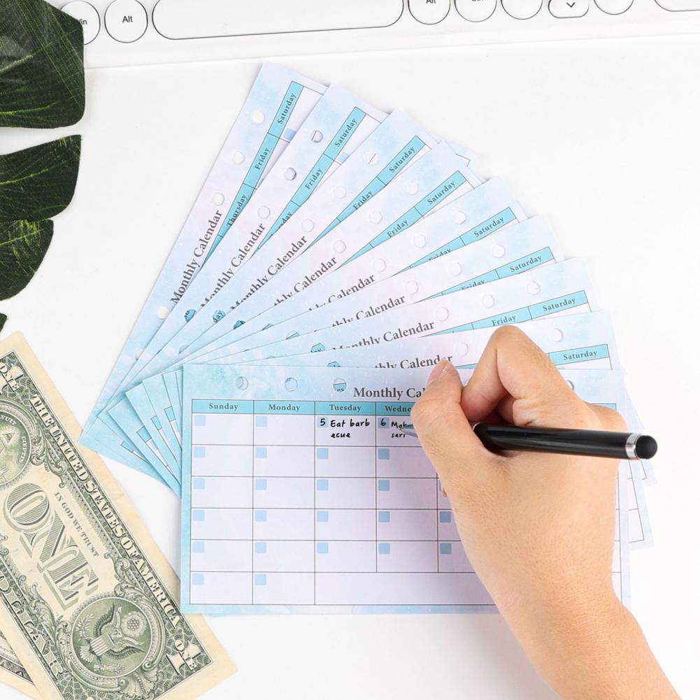 A6 Budget Planner Refill Kit 8 - Planner Weekly Budget review and price