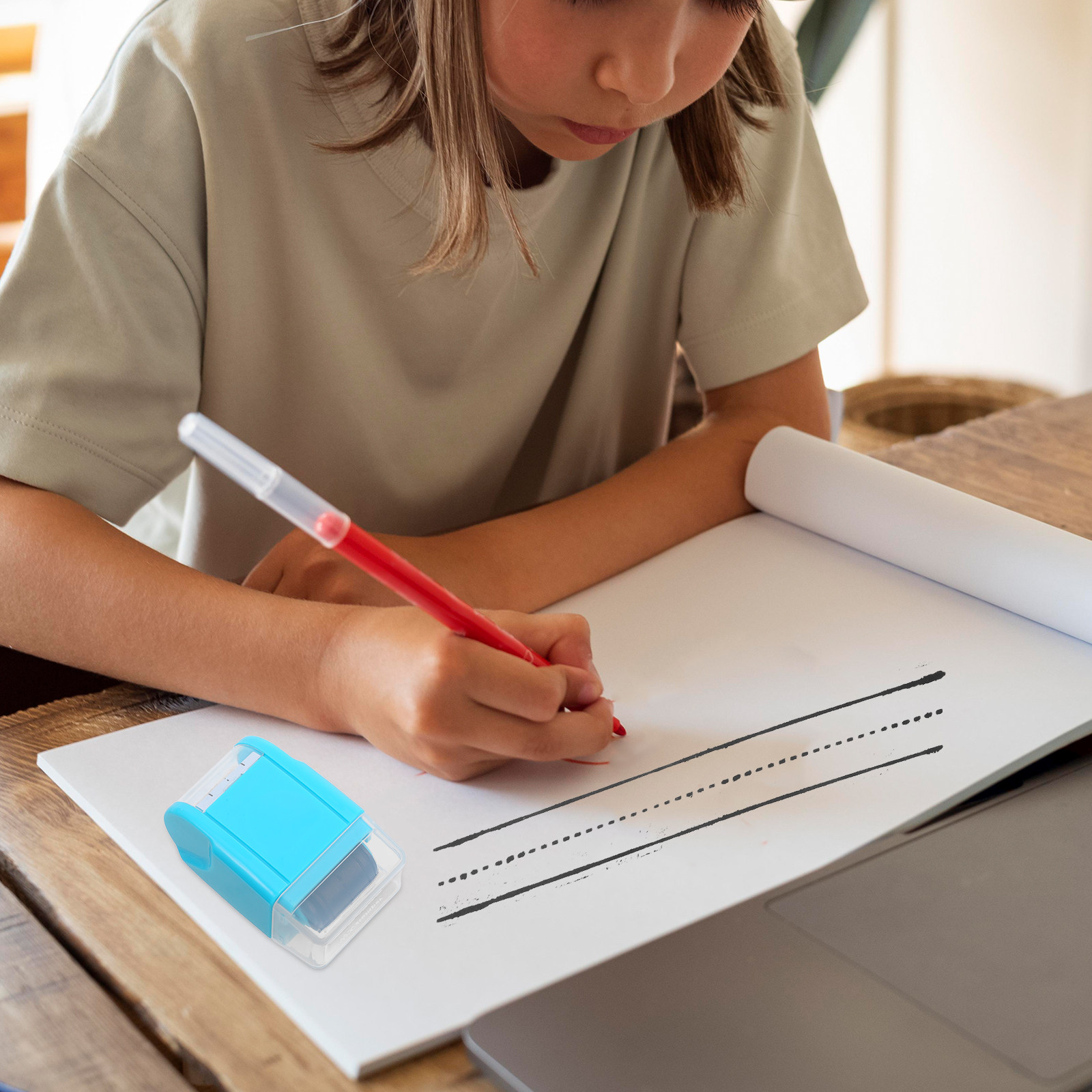 Self Inking Handwriting Lines  - Self Inking Stamp review and price
